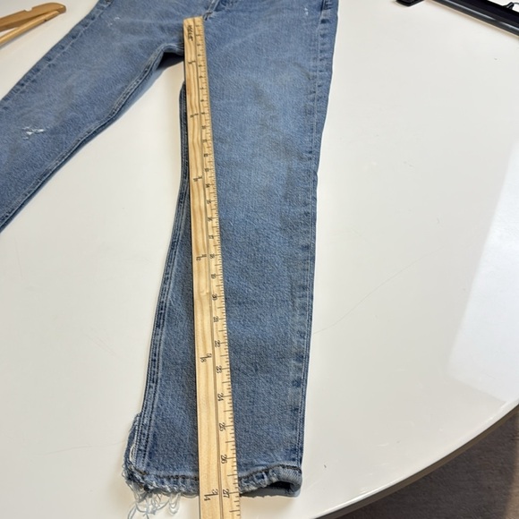 AGOLDE Denim Women's NICO High Rise Slim Fit Jeans button Fly Size 24 - Picture 8 of 10